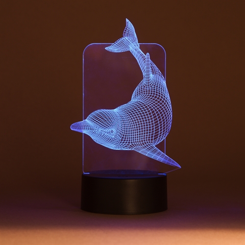 3D LED Night light Dolphin